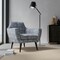 Blue Stain Resistant Performance Pet Friendly Abstract Woven Pattern Upholstery Fabric by The Yard - SKU: Malibu Pacific